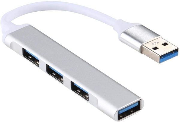 Adaptador hub usb 4 x USB 3.0 a USB 3.0 aleación de aluminio
