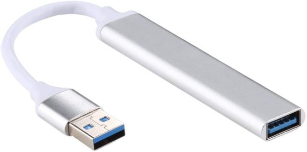 Adaptador hub usb 4 x USB 3.0 a USB 3.0 aleación de aluminio