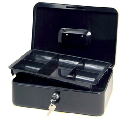 Caja de metal para dinero 10 pulgadas