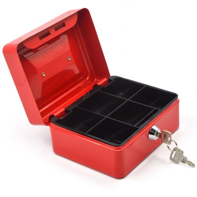Caja de metal para dinero 6 pulgadas