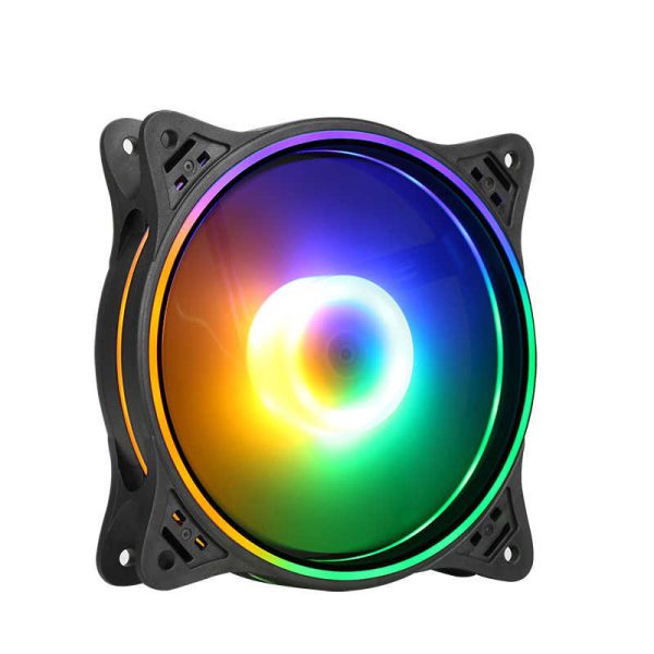 Ventilador de enfriamiento luz fijo colorido hidráulico Tres aberturas SAMA 1S