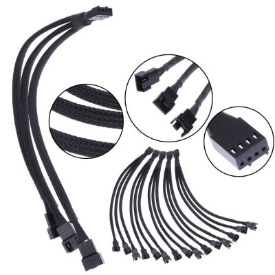 Cable de extension para ventilador de cpu 1 a 3 divisor 3/4pin