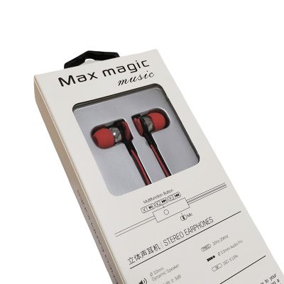 Audífono con cable Aux 3.5mm estéreo Max-Magic