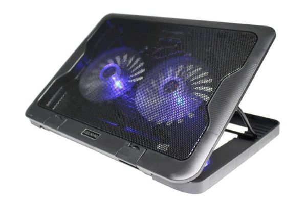 Cooler pad con ventilador ajustable nivel para laptop