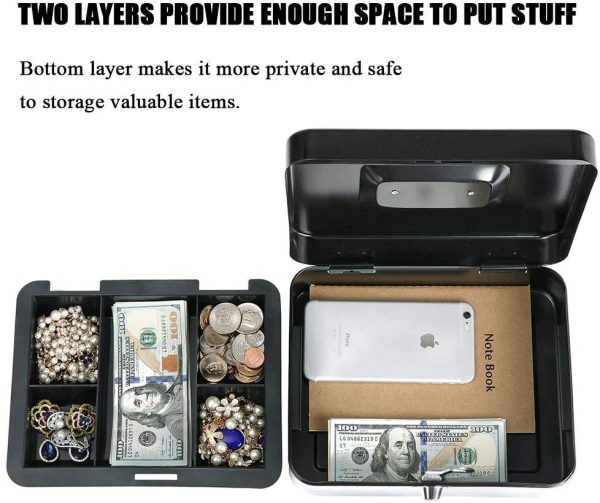Caja de metal para dinero 10 pulgada