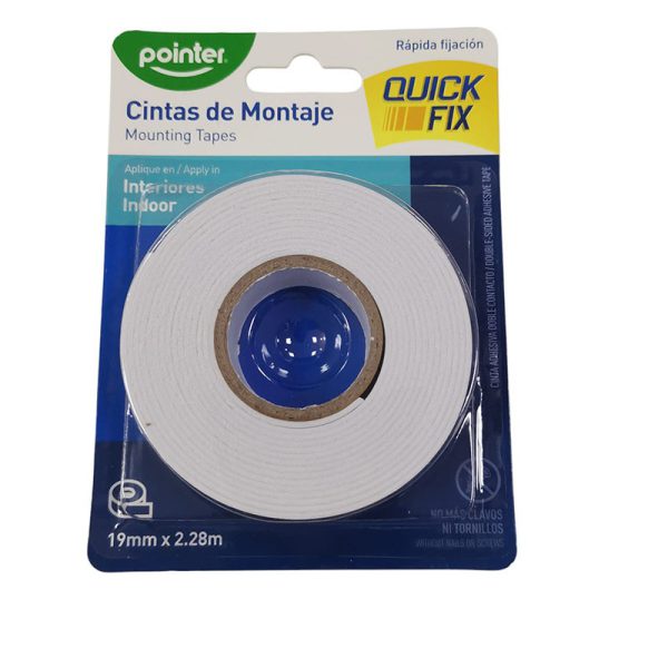 Tape Doble Contacto 19mm x 2.28m