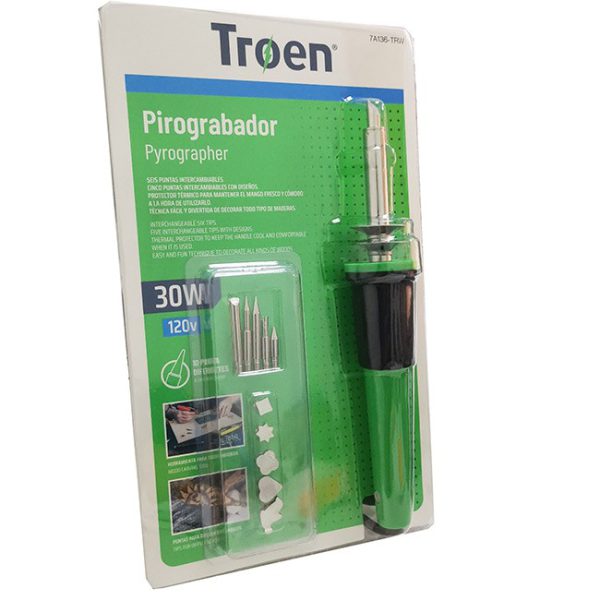 Pirograbador Troen Tipo Cautin De 30W 120V X 11 Puntas