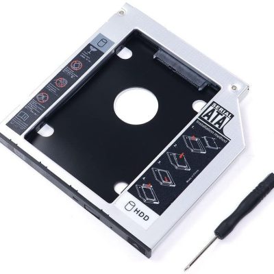 Segundo HDD Caddy 9.5mm SATA III 3,0 Para SSD De 2,5 ” Notebook CD-ROM