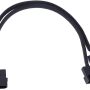 Cable de ventilador cpu molex a 3pin/4pin 1 a 2 27cm