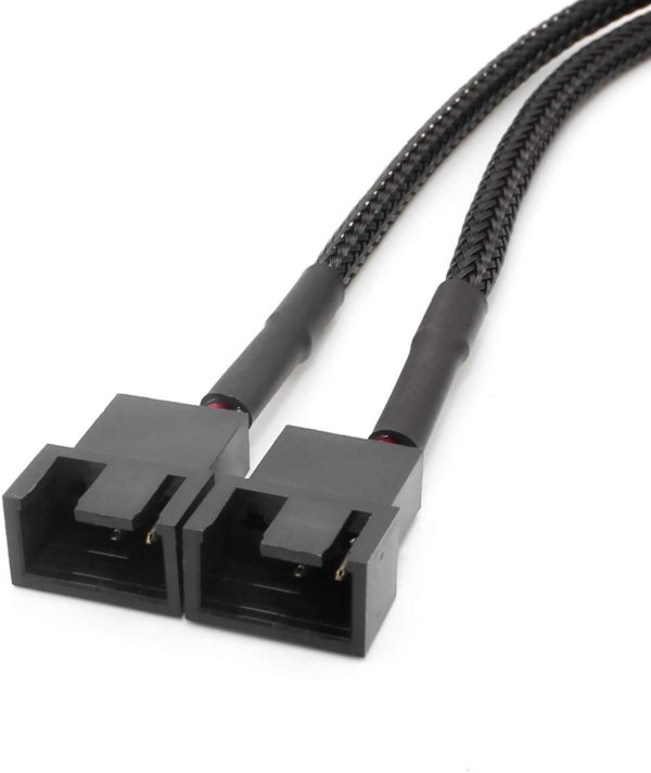 Cable de ventilador cpu molex a 3pin/4pin 1 a 2 27cm