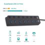 Hub Usb 3.0 7-Port Con Cargador Corriente 5v