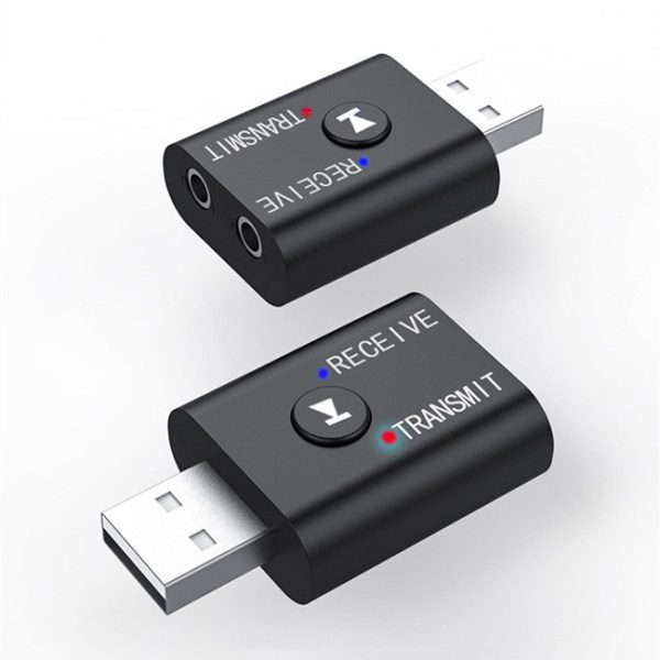 Adaptador 2 in 1 transmisor de audio inalámbrico Bluetooth receptor 5.0