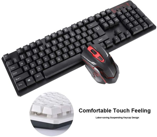 Teclado Mouse Combo Inalambrico Usb 2.4gHz HK6500