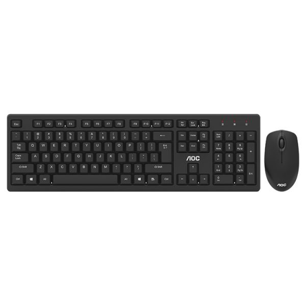 Teclado mouse combo inalambrico usb 2.4gHz para ordenador portátil Aoc km210