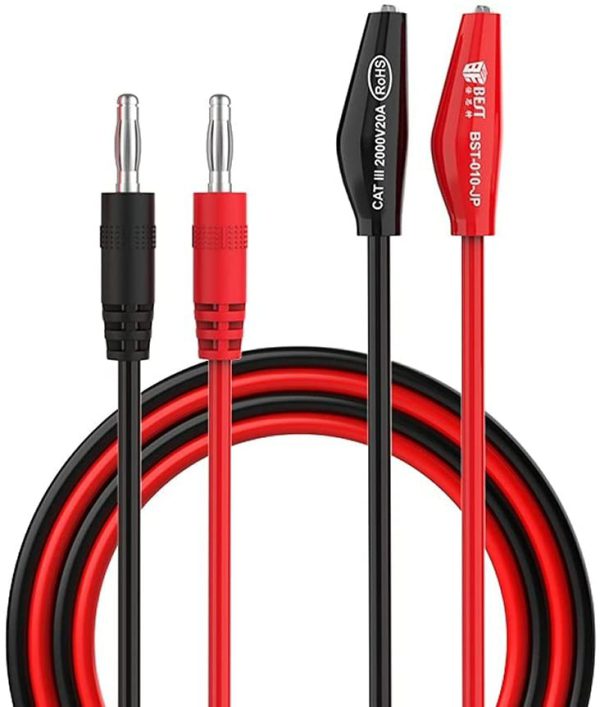 Cables de prueba de pinza de cocodrilo superconductores 2000V/20A BST-030-JP