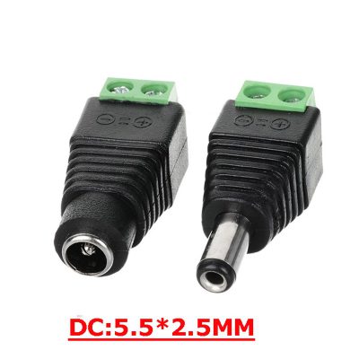 Adaptador Dc M+F 5.5*2.1mm Para Camara Power