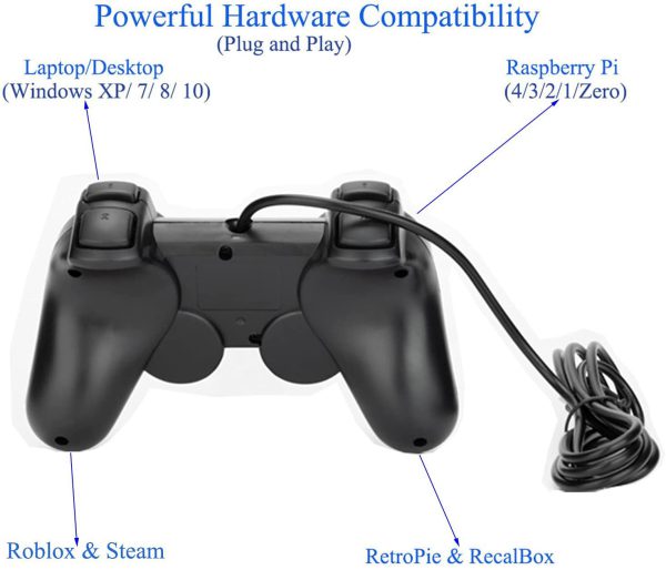 Controlador de juego con cable usb