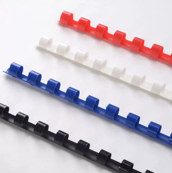 Espirales de plástico para encuadernación 1/4" 6mm 15hojas
