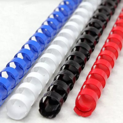 Espirales de plástico para encuadernación 1/4″ 6mm 15hojas