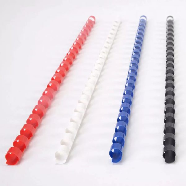 Espirales de plástico para encuadernación 1/4" 6mm 15hojas