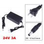 Cargador 24v 3a 72w 5.5*2.5mm