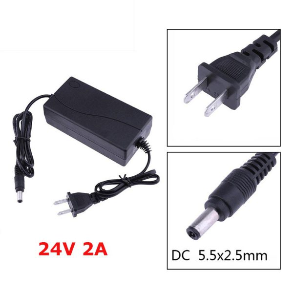 Cargador 24v 2a 5.5*2.5mm