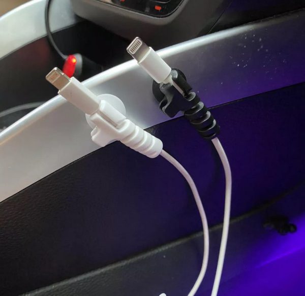 Organizador Cubierta protectora de Cable de datos en espiral con ventosa