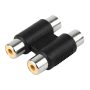 Adaptador 2rca hembra a hembra