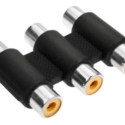 Adaptador 3rca hembra a hembra