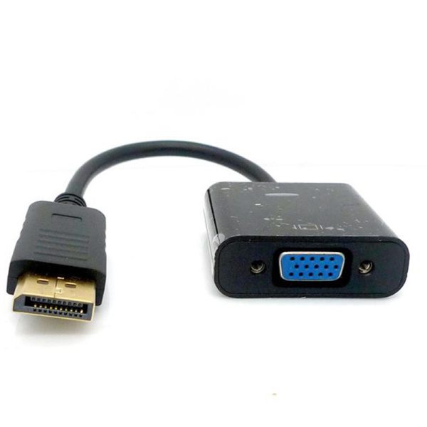 Adaptador display port a vga con convertidor