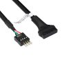 Cable adaptador usb 2.0 a usb 3.0 9pin mahco a 20pin hembra