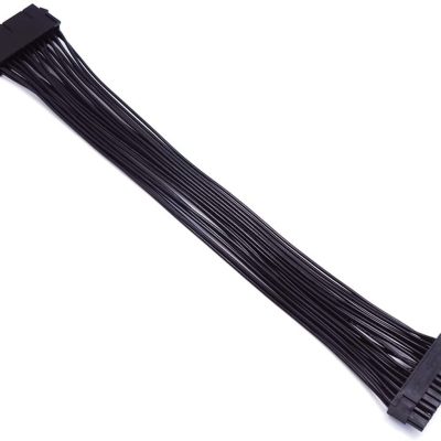 Cable de fuente de alimentación de placa base de 24 pines macho a hembra 30cm