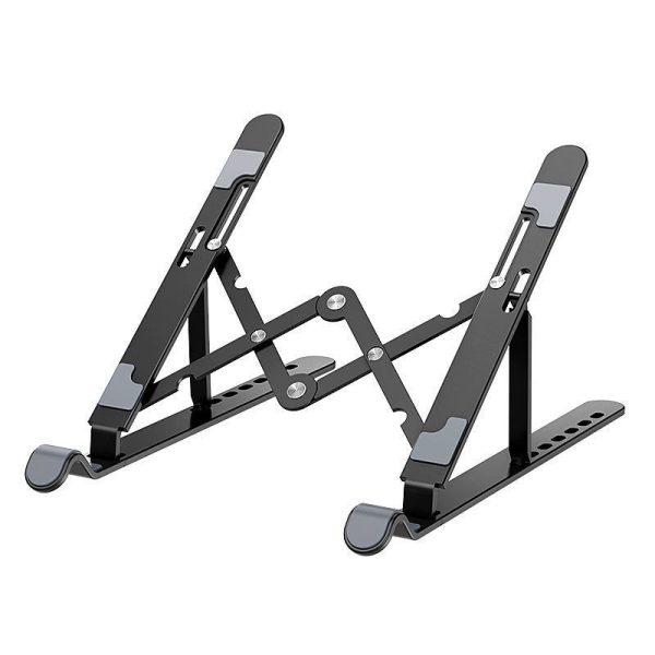 Soporte plegable plastico+aluminio para laptop