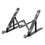 Soporte plegable plastico+aluminio para laptop