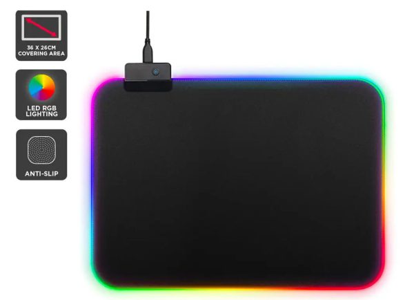 Gaming Mouse Pad RGB 35 x 25 X 0.4CM