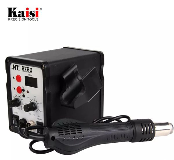 Kaisi 878D - Estación de reparación de soldadura blower de aire caliente con cautin