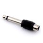 Adaptador hembra estéreo Rca a macho 6.5mm 1/4"