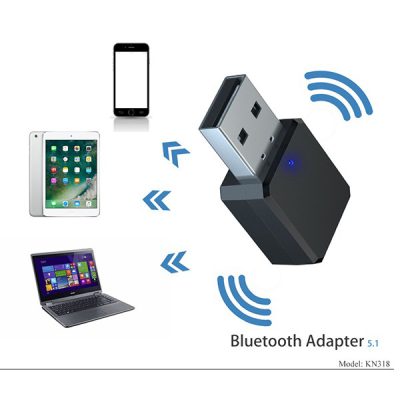 Adaptador audio bluetooth receptor KN318