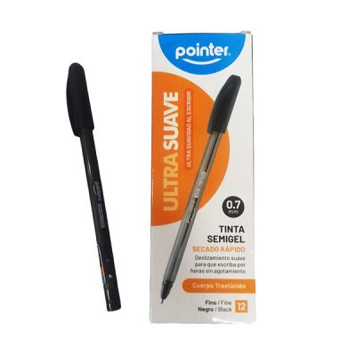 Bolígrafo tinta semigel 0.7mm secado rápido ultra suave