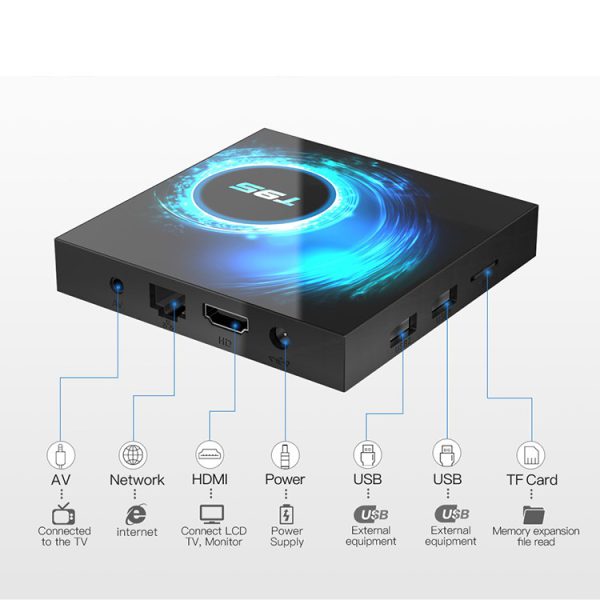 T95 Android Box 2GB Ram 16GB Rom H616 Quad-core 6K