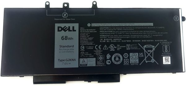GJKNX-Bateria Original 8500mAh, 7.5V, 68Wh, Para Dell Latitude E5480 E5580 E5490 E5491 E5590 E5590 E5591