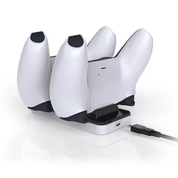 Cargador de Base para PS5 Gamepad tipo-C Dual cargador estación