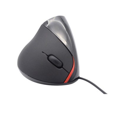 Mouse vertical ergonómico de cable USB | 5 Botones óptico fino