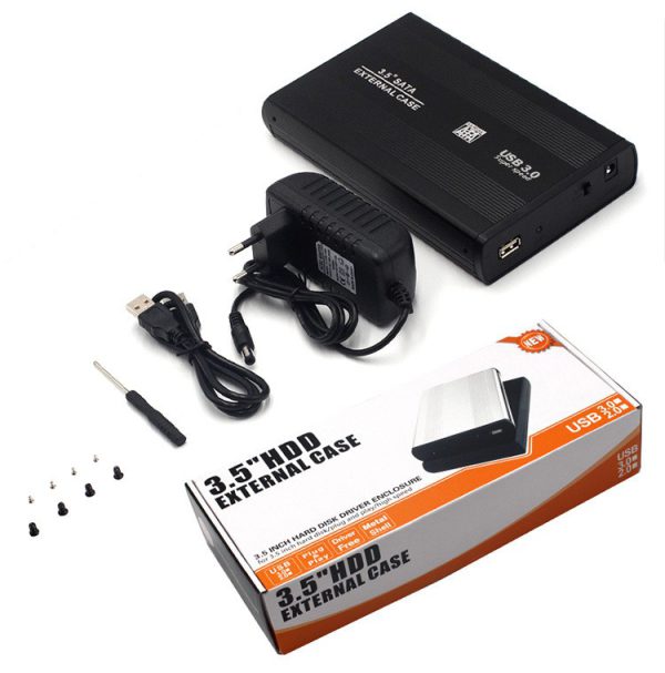 Caja externa de disco duro hdd 3.5" usb 3.0 a sata disco