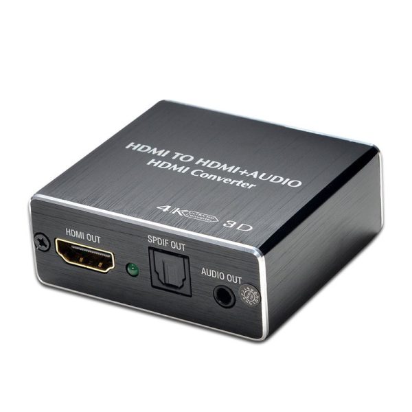 Convertidor divisor de extractor HDMI 4K a HDMI y audio