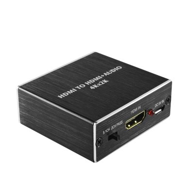 Convertidor divisor de extractor HDMI 4K a HDMI y audio