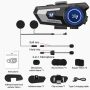 X7 Bluetooth 5.0 Reducción de ruido recargable moto auriculares interpone para motocicleta