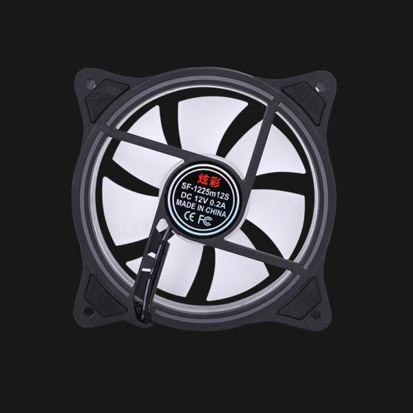 Ventilador de 12 cm Enfriamiento silencioso Sinfonía RGB