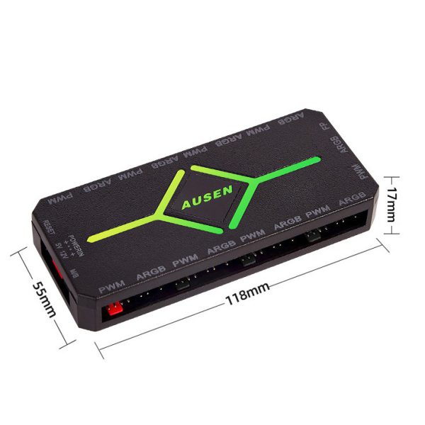 Controlador Argb/rgb Para Ventiladores Gabinete De Pc