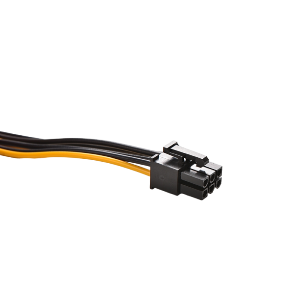 Adaptador de corriente sata 15pin a 6pin 20cm